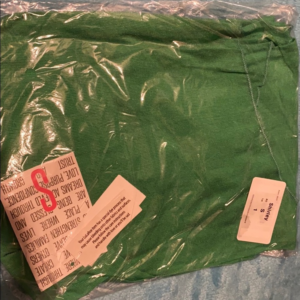 Lularoe small green Shirley